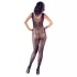 NO:XQSE - body in rete senza maniche aperto - nero S-L
