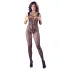 NO:XQSE - body in rete senza maniche aperto - nero S-L