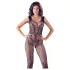 NO:XQSE - body in rete senza maniche aperto - nero S-L