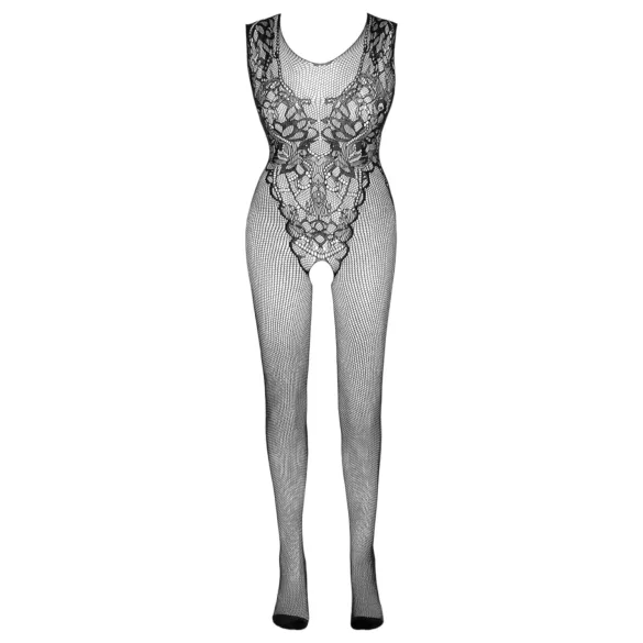 NO:XQSE - body in rete senza maniche aperto - nero S-L