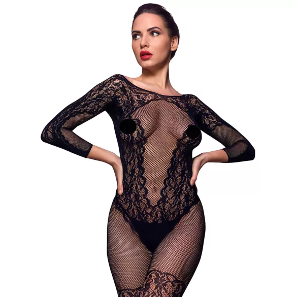 Fifty Shades of Grey - tutina erotica con pizzo - nero