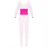 Cottelli - bodystocking rete - rosa - taglia S-L