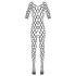 Cottelli - body a rete sexy donna - nero - taglia S-L