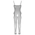 Cottelli Fantasy - body in rete aperto con spacco sui fianchi (nero) - S-L