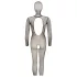 Cottelli Fantasy - body in rete aperta con maschera (nero) - S-L