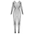 Cottelli Fantasy - body in rete aperto a maniche lunghe (nero) - S-L