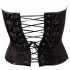 Cottelli - corsetto ricamato da festa - nero - 2XL