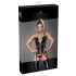 Noir - corsetto con reggicalze in pizzo - nero