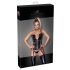 Noir - Corsetto in pizzo con giarrettiera (nero) - M