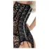 Noir - top reggicalze leopardato - nero - L