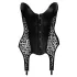 Noir - top reggicalze leopardato - nero - L