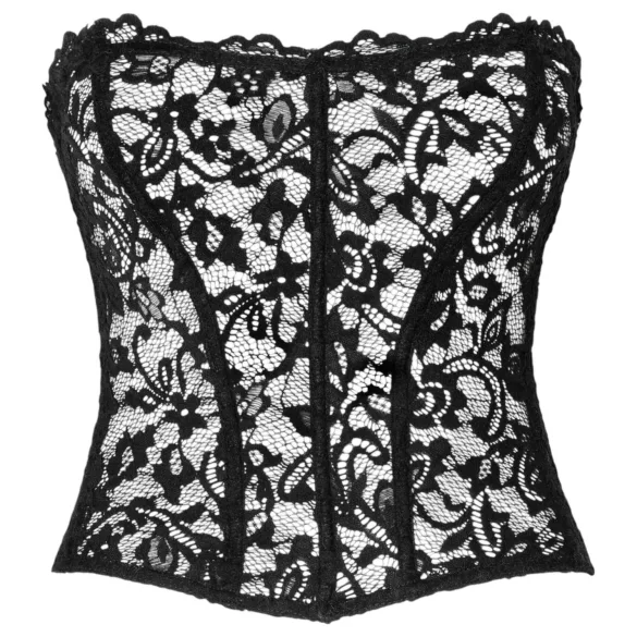 Noir - corsetto in pizzo - nero - L