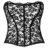 Noir - corsetto in pizzo - nero - L