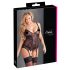 Cottelli - Top femminile in pizzo con nastri (nero)