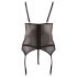 Cottelli - Top femminile in pizzo con nastri (nero)