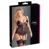 Cottelli - Top donna in pizzo con nastri - nero - XXXL