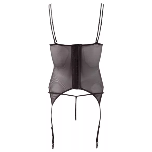 Cottelli - Top con Reggicalze Regolabile (nero)