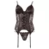 Cottelli - Top con Reggicalze Regolabile (nero)