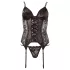 Cottelli - Top con Reggicalze Regolabile (nero)