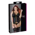 Cottelli Taglie Comode - Top regolabile con giarrettiera (nero)