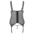 Cottelli Taglie Comode - Top regolabile con giarrettiera (nero)