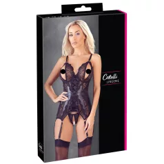 Cottelli - completo intimo aperto in pizzo - nero
