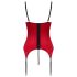 Cottelli - completo con reggiseno in pizzo (rosso) - M