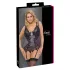 Cottelli Curves - set di lingerie in pizzo e lacci (viola)
