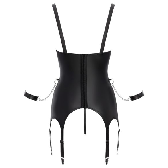 Cottelli - set bondage reggiseno sollevante - nero - L