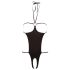 NO:XQSE - Body intimo aperto con strass - nero - taglia S-L