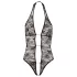 Abierta Fina - body in pizzo - effetto brillante - M