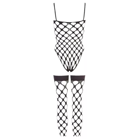NO:XQSE - completo intimo rete - nero (S-L)