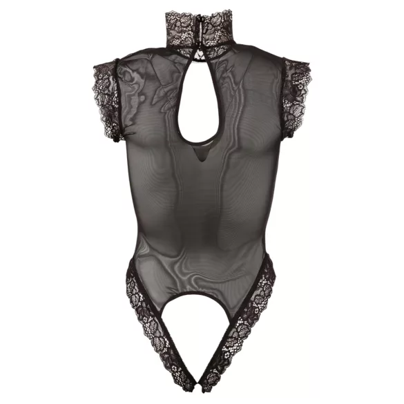Abierta Fina - body donna sexy - pizzo trasparente - XL