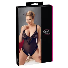 Cottelli Plus Size - body in pizzo - nero - XXXL