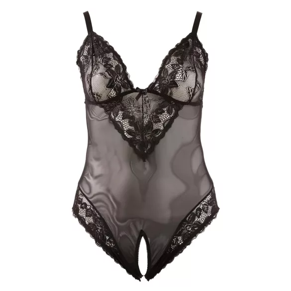 Cottelli Plus Size - body in pizzo - nero - XXXL