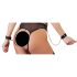 Cottelli Bondage - body aperto con catene (nero) - M