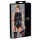 Cottelli Bondage - body senza maniche lucido con polsini - nero - L