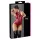 Cottelli Party - body senza maniche con zip - lucido rosso - M