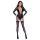 Cottelli - body a maniche lunghe aperto con manette (nero) - M
