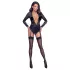 Cottelli - body a maniche lunghe aperto con manette (nero) - M