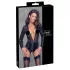 Cottelli - body a maniche lunghe aperto con manette (nero) - M