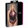 Cottelli Plus Size - body floreale (nero-viola) - 4XL