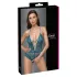 Cottelli - body aperto in pizzo con lacci (verde) - M