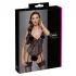 Cottelli - body aperto con reggicalze e pizzo - nero - XL