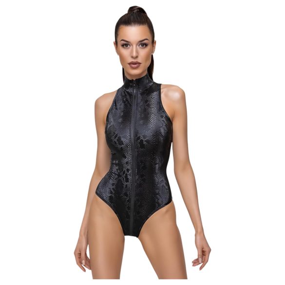 Cottelli Party - body donna - stampa serpente - nero - M