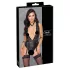 Cottelli Bondage - body pizzo con collarino - nero