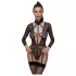 Cottelli - body trasparente con spalline - nero - M