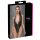 Cottelli Party - body lucido con collo all'americana (nero) - M