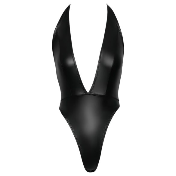 Cottelli Party - body lucido con collo halter - nero - M