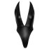 Cottelli Party - body lucido con collo all'americana (nero) - M